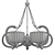 Venetian Murano Chandelier: Barovier et Toso Italian 3D model small image 3