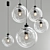 Spherical Hanging Lamp Collection 3D model small image 1