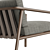 Gillis Wooden Armchair 3D model small image 12