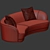 Barbara Modular Sofa: Stylish and Versatile 3D model small image 4