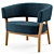 Modern Juno Chair: Stylish and Comfortable 3D model small image 3