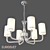 Smart Home Chandelier: Eurosvet Catania 3D model small image 1