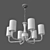 Smart Home Chandelier: Eurosvet Catania 3D model small image 2