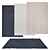 Versatile 6-Piece Rug Set 3D model small image 1