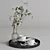Elegant Coffee Serving Tray Set 3D model small image 3