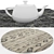 Round Rugs Set: Versatile 3D Models 3D model small image 4