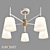 Eurosvet 70085/5 Fresco Ceiling Chandelier 3D model small image 1