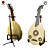 Exquisite Oud Instrument Masterpiece 3D model small image 1