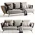 ARKETIPO MORRISON: Luxurious 2014 Sofa 3D model small image 1