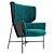 Caristo High Back Armchair 3D model small image 1