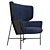 Caristo High Back Armchair 3D model small image 3