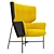 Caristo High Back Armchair 3D model small image 5