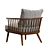 Modern Style: West Elm Juniper Chair 3D model small image 6