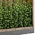 103 Ivy Plant Vertical Garden Wood Vase 3D model small image 5