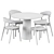Modern Wooden Dining Set: Table P.O.V. D110 & Chair Tube 3D model small image 2
