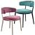 Caratos Maxalto Chair: Elegant Velvet Design 3D model small image 5