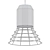 Elegant Anthracite Pendant Lamp 3D model small image 2