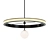 Elegant Ring Pendant Lamp 3D model small image 1