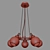 Eurosvet Mateo Loft Style Hanging Chandelier 3D model small image 2