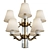 Elegant Fontana Arte Chandelier 3D model small image 1