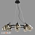 Industrial Mateo Chandelier: Eurosvet's Loft Style 3D model small image 1