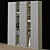 Spacious Wardrobe Furniture 3D model small image 2