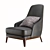 Modern Redd Armchair: Stylish and Comfortable 3D model small image 1