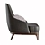 Modern Redd Armchair: Stylish and Comfortable 3D model small image 2