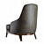 Modern Redd Armchair: Stylish and Comfortable 3D model small image 3