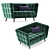 Luxurious Velvet Sofa: Castello 3D model small image 2