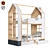 Mimirooms Di-di Bunk Bed 3D model small image 1