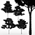 Japanese Maple Tree Collection - 4 Varieties 3D model small image 4