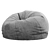 Westelm Bean Bag Chair 3D model small image 4