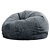 Westelm Bean Bag Chair 3D model small image 6