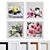 Modern Oil Paintings Picture Frame Set 3D model small image 8