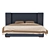 Elise Modern Bed 3D model small image 2