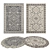 Versatile Rug Set: 8 Designs & Multiple Rendering Options 3D model small image 1