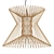 Syrma LED Pendant: Modern Millimeter Beauty 3D model small image 1