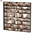 Sleek Wood Rack Organizer 3D model small image 1