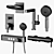 HANSGROHE Finoris & Pulsify Bathroom Set 3D model small image 4