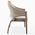 Sleek Affinity Arm Chair 3D model small image 3