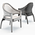 Sleek Affinity Arm Chair 3D model small image 5