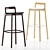 Branca Counter Barstool - Sleek and Stylish Seating Solution 3D model small image 1