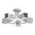 Elegant Tetro Ceiling Chandelier 3D model small image 2