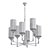 Elegant Newport Chandelier 3D model small image 2