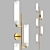 Elegant Platiere 5-Light Sconce 3D model small image 1