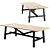 IKEA SKOGSTA Dining Table 3D model small image 1