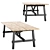 IKEA SKOGSTA Dining Table 3D model small image 3