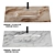 Artelinea Washbasin Set 5: Stylish Designs and High Quality 3D model small image 2