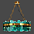 Elegant Blount Chandelier: Timeless Lighting Statement 3D model small image 2